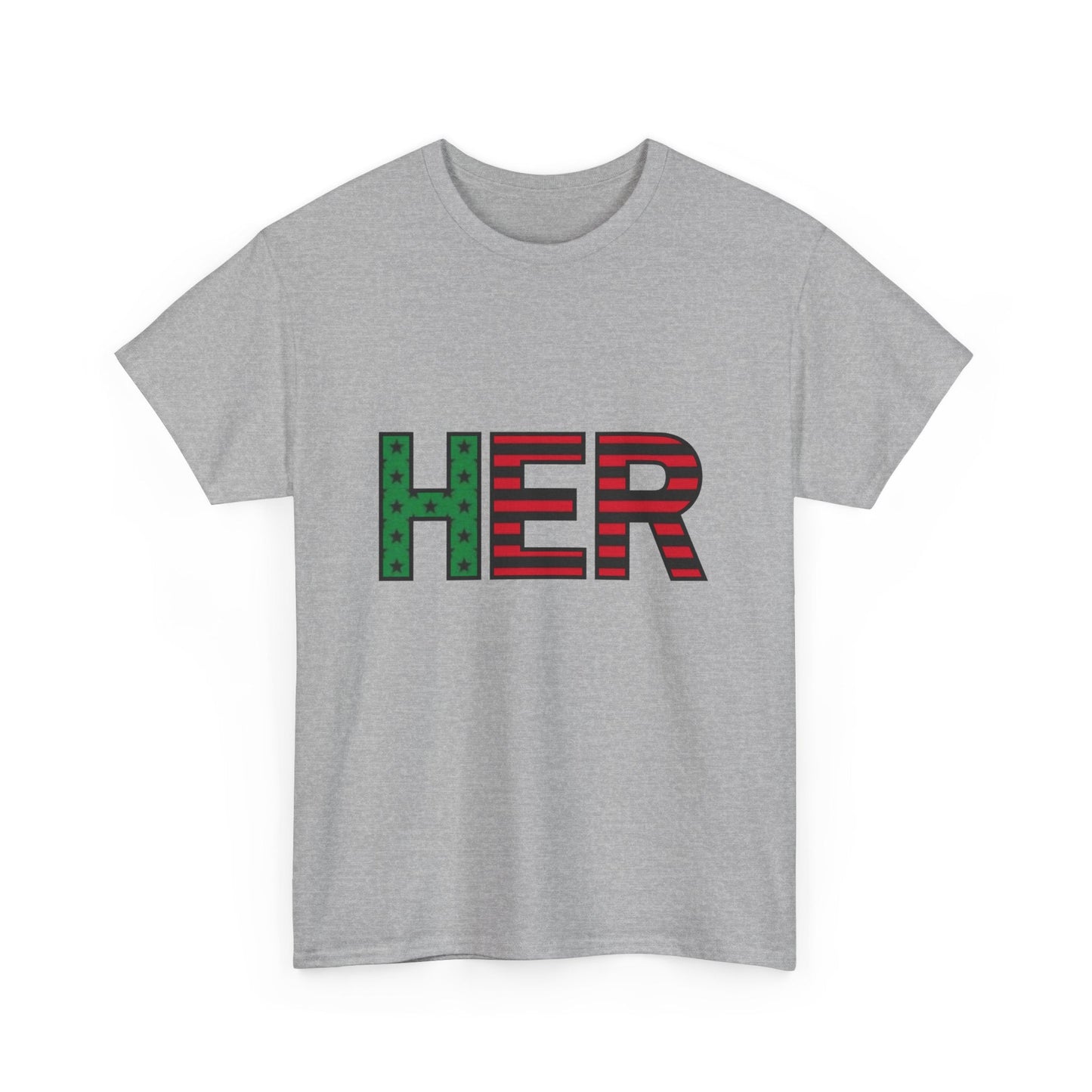 Black American Flag "HER" - T-Shirt | THE VOTING BLOCK