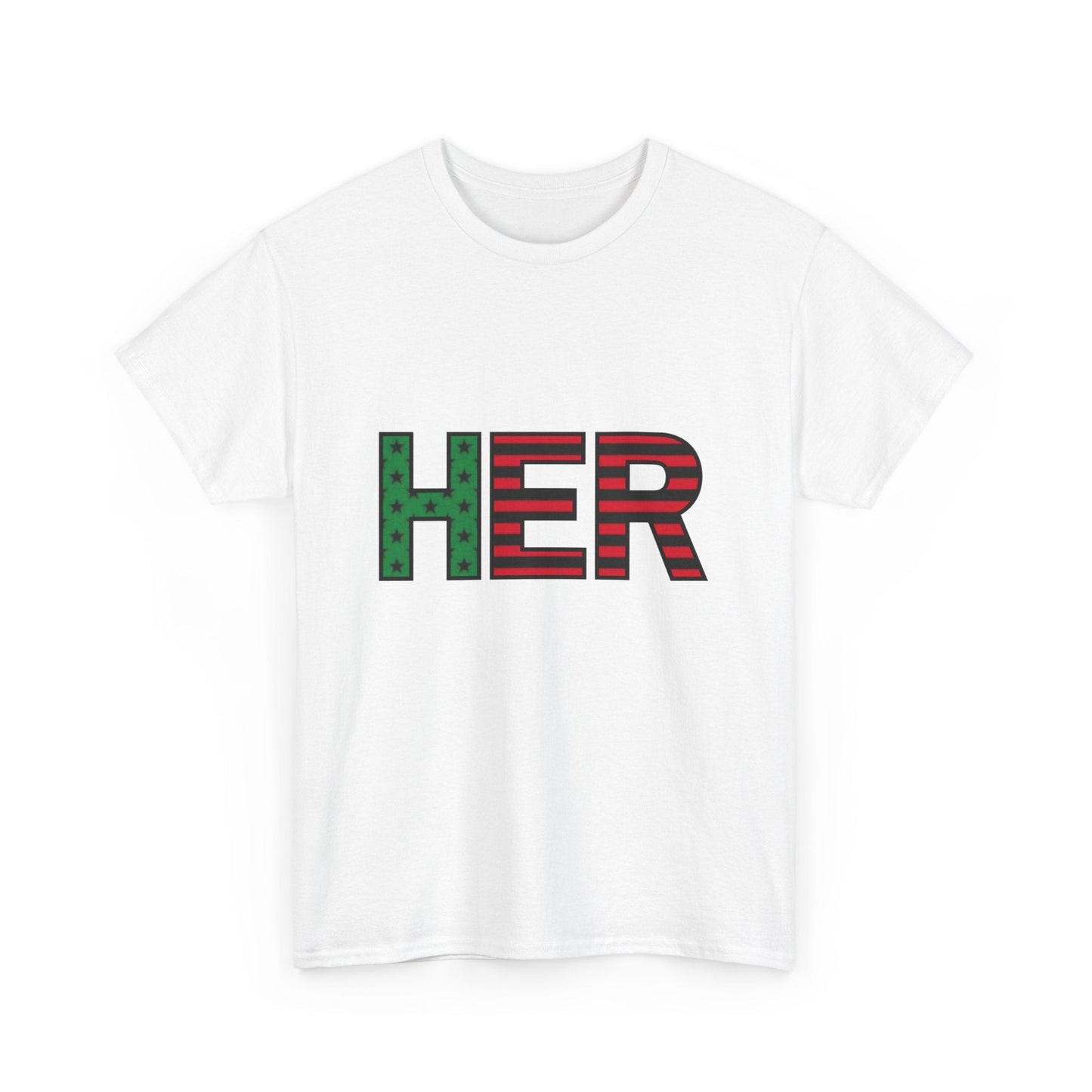 Black American Flag "HER" - T-Shirt | THE VOTING BLOCK