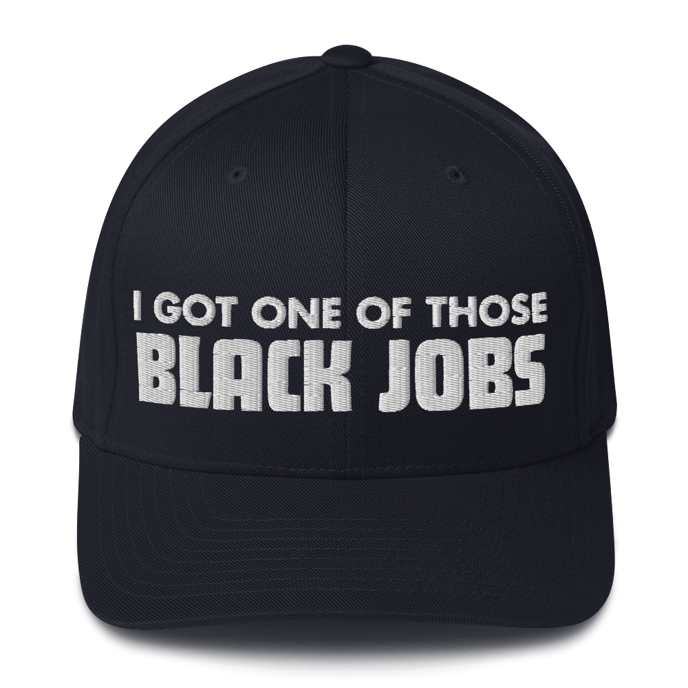 Black Jobs - Structured Twill Cap | THE VOTING BLOCK