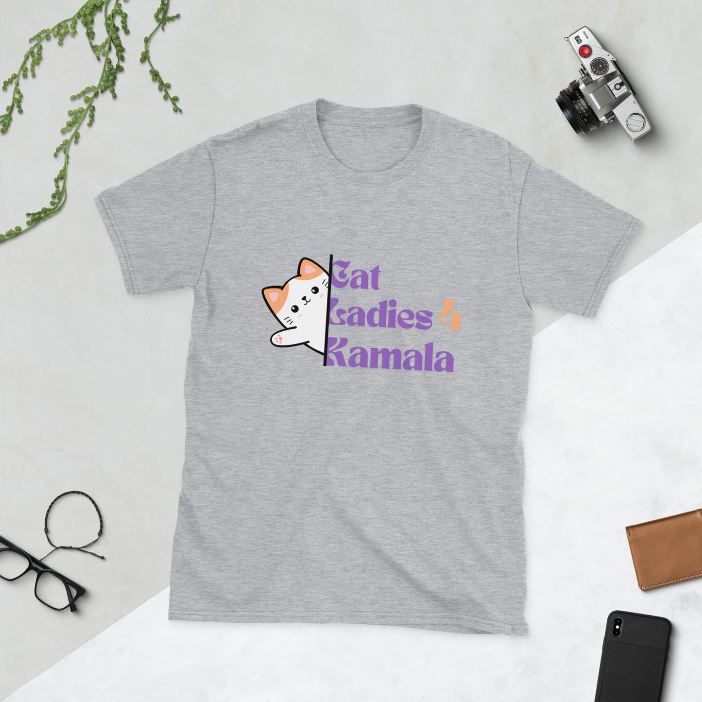 Cat Ladies for Kamala - Short - Sleeve T - Shirt (Unisex) | THE VOTING BLOCK