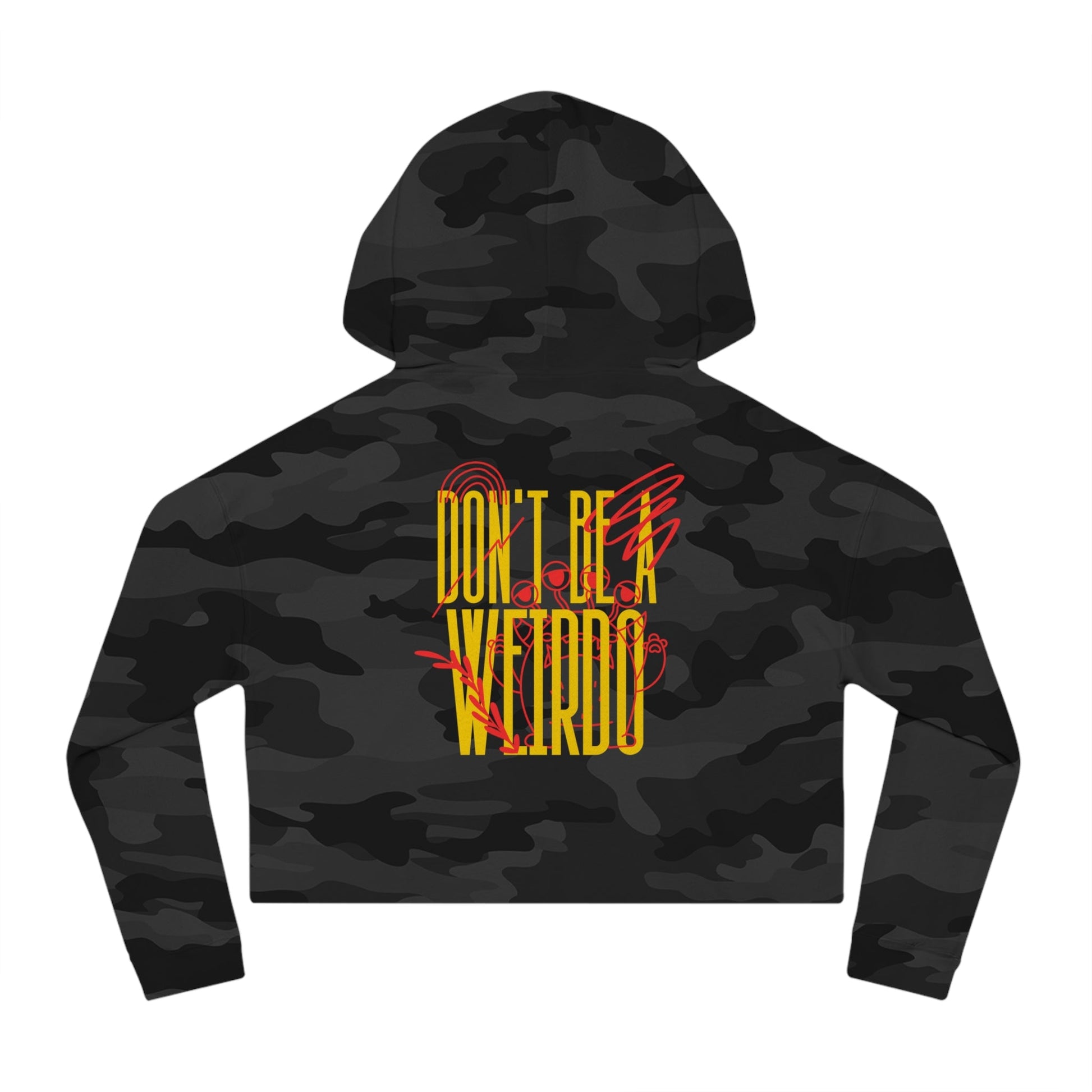 Don't be a Weirdo (4 eyes) - Cropped Hoodie | THE VOTING BLOCK