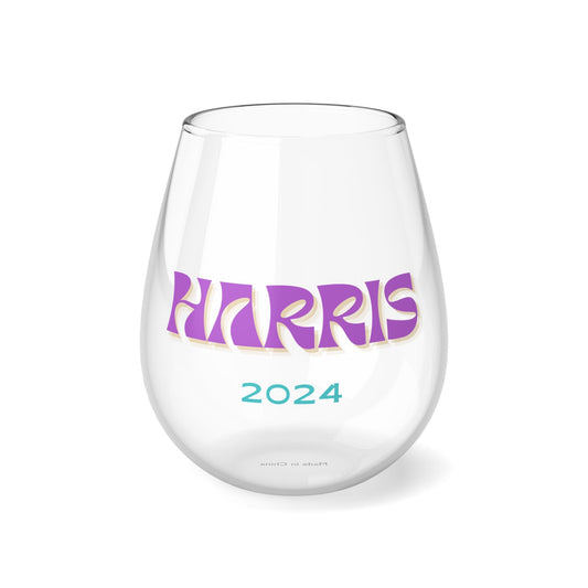 Harris 2024 - Stemless Wine Glass | THE VOTING BLOCK