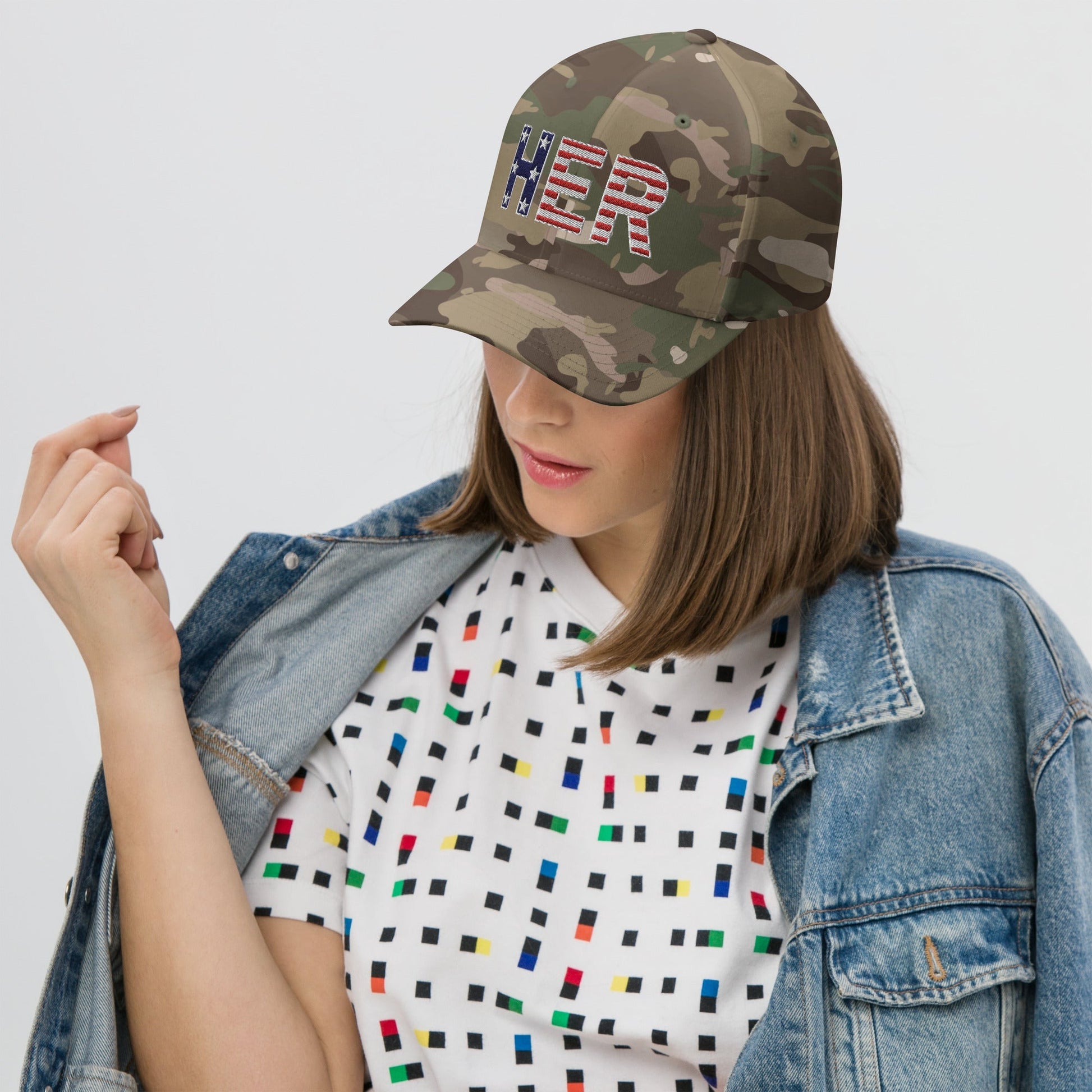 HER - Embroidered Twill Cap | THE VOTING BLOCK