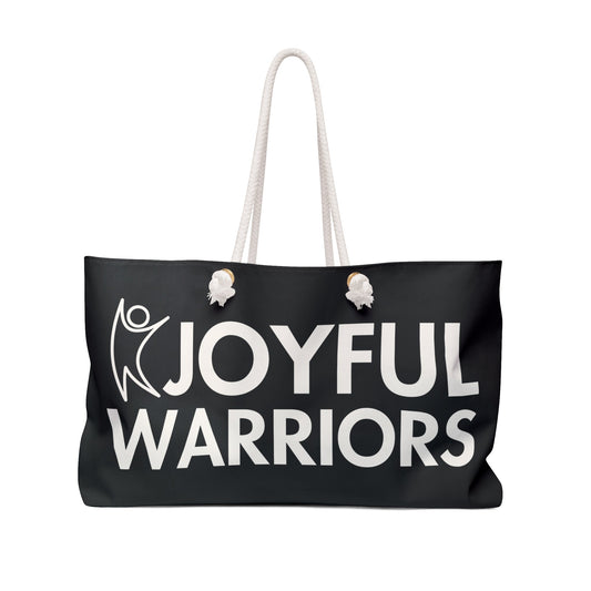 Joyful Warrior - Weekender Bag | BLACK | THE VOTING BLOCK