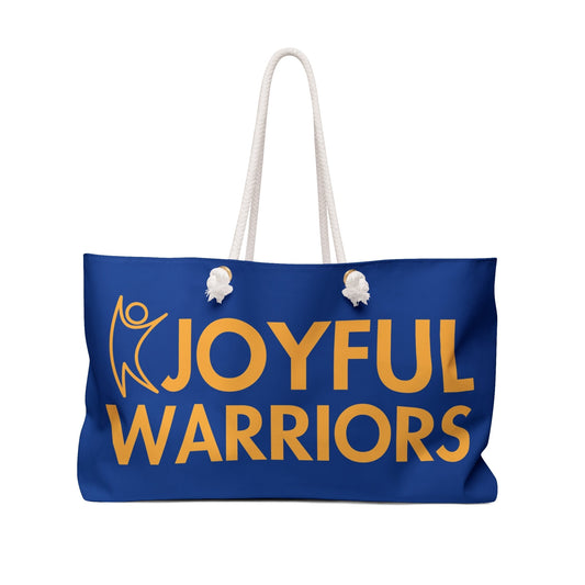 Joyful Warrior - Weekender Bag | BLUE/GOLD | THE VOTING BLOCK