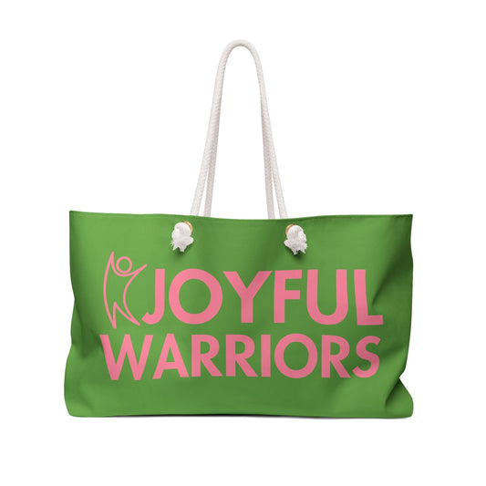 Joyful Warrior - Weekender Bag | PINK AND GREEN | THE VOTING BLOCK