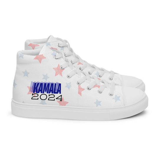 KAMALA 2024 - high top canvas shoes (Women’s ) | THE VOTING BLOCK