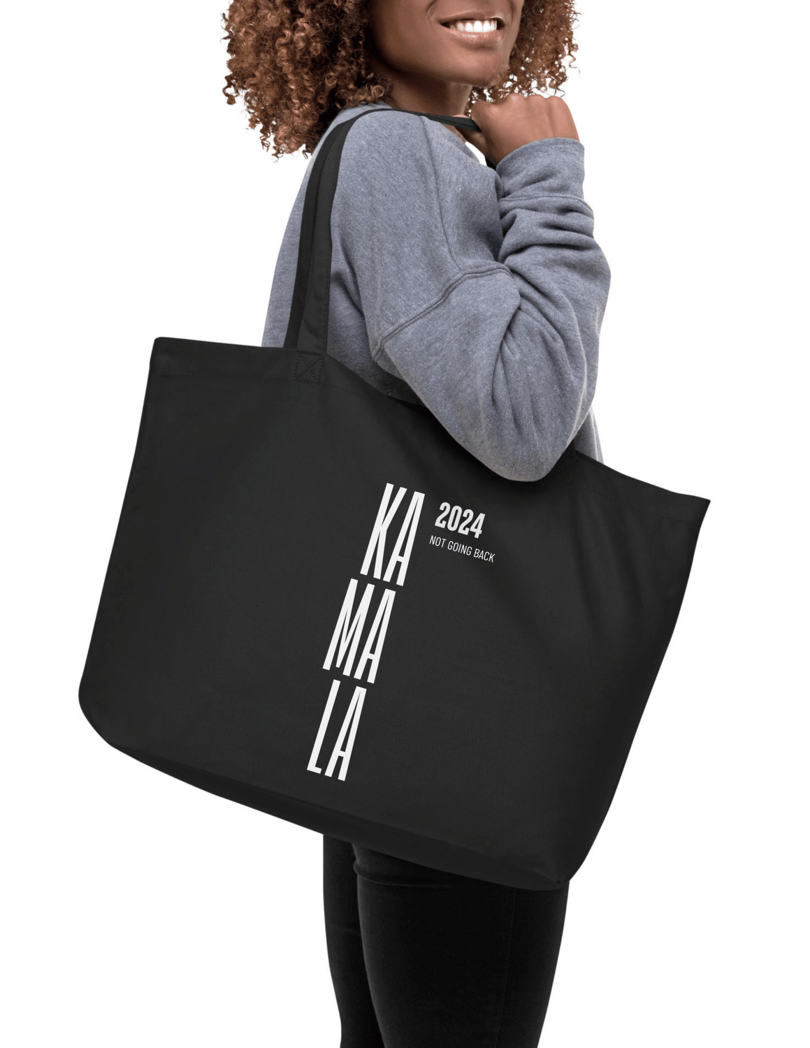 KAMALA 2024 - Large Organic Tote Bag | THE VOTING BLOCK