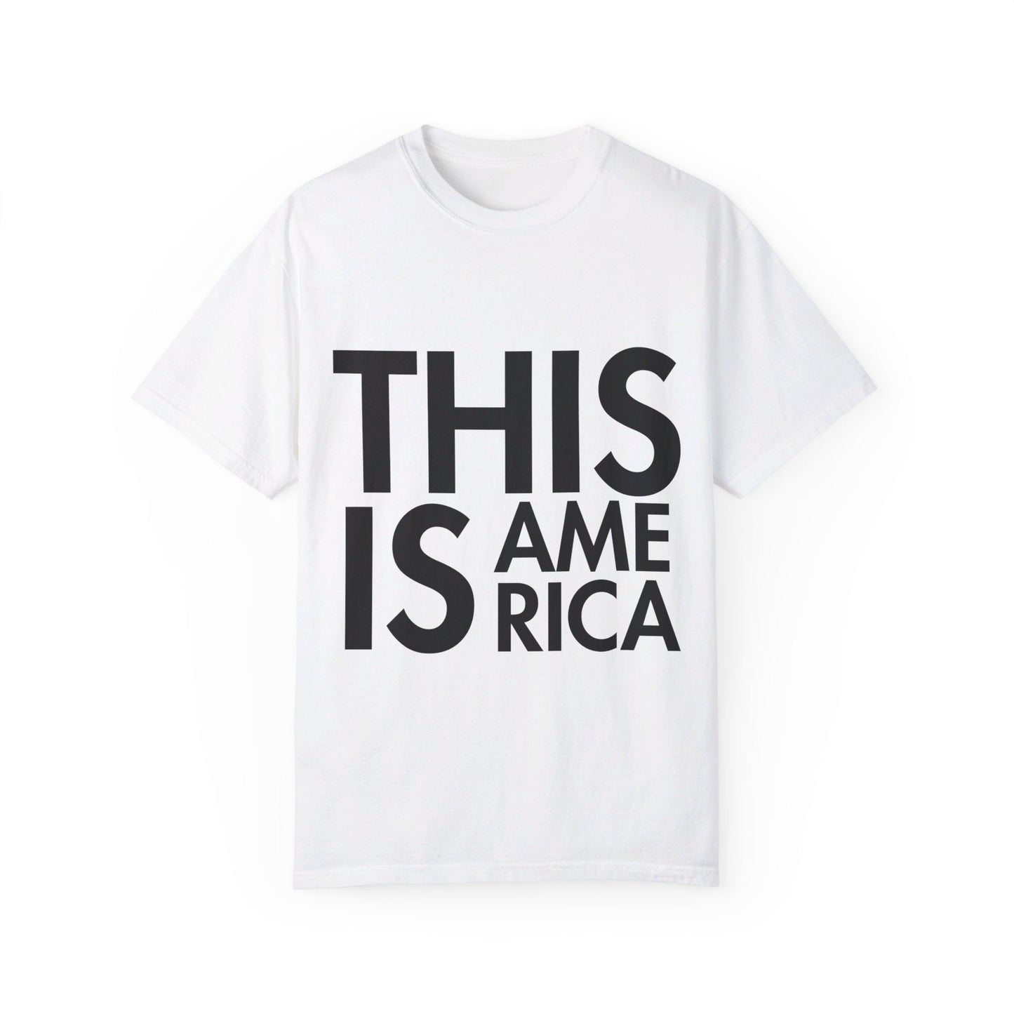 This Is America - Garment - Dyed T - shirt *Custom Colors* | THE VOTING BLOCK