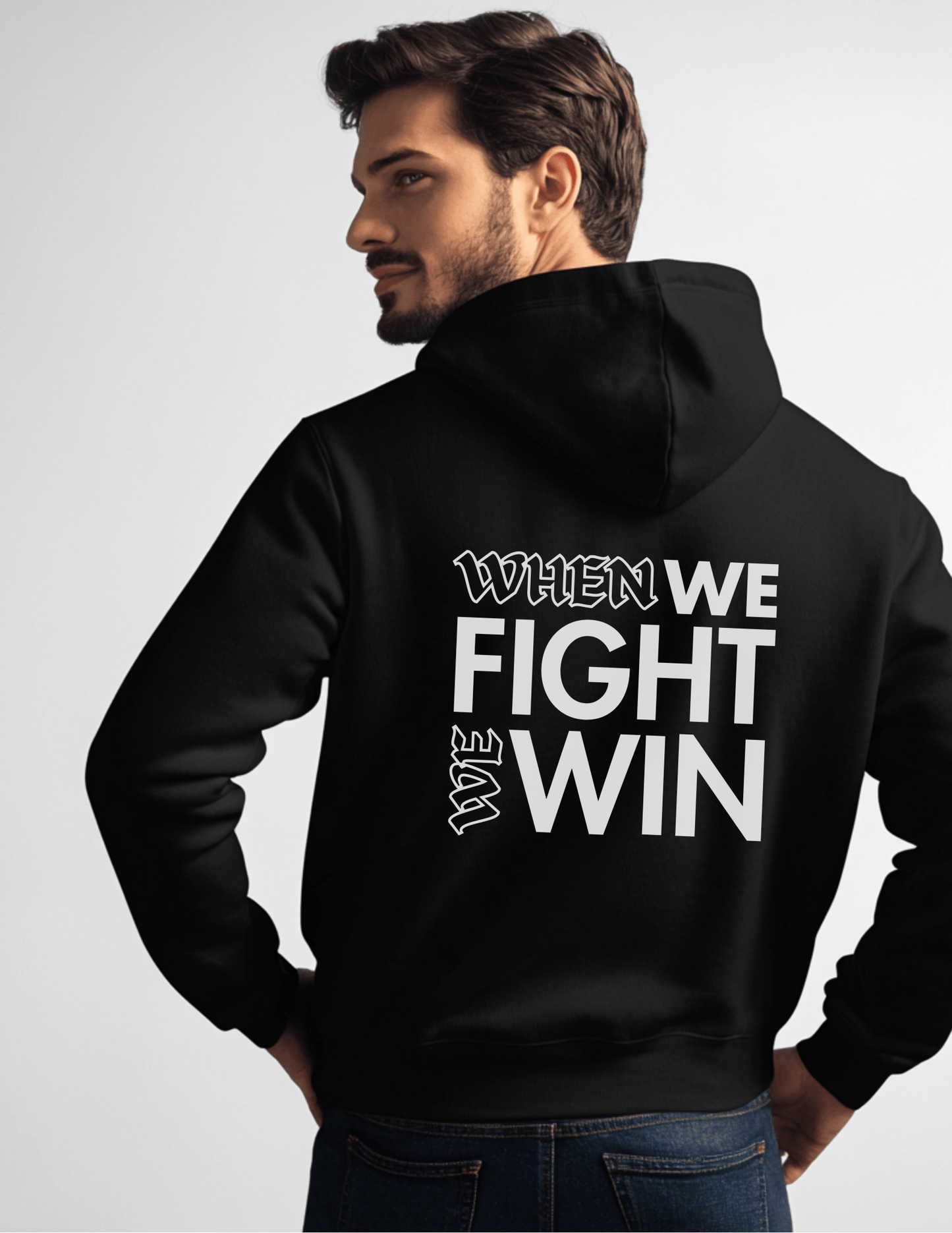 When We Fight We Win - Collegiate Hoodie *Custom Colors* | THE VOTING BLOCK