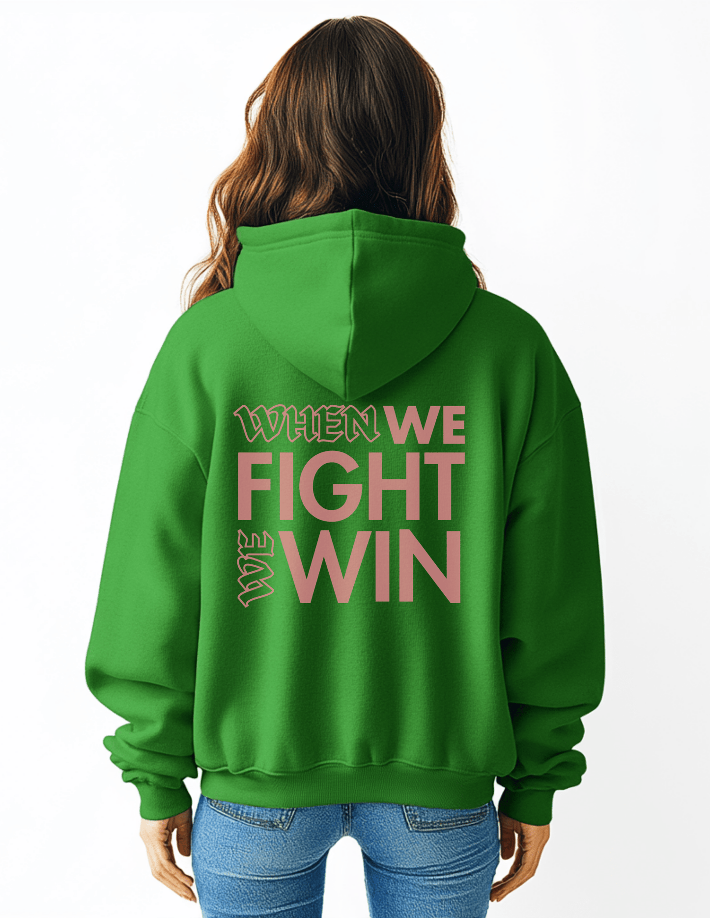 When We Fight We Win - Collegiate Hoodie *Custom Colors* | THE VOTING BLOCK